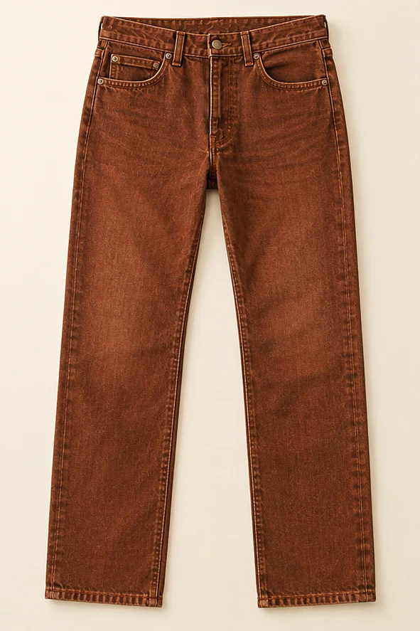 Rust Valley Straight — Rust brown, front view