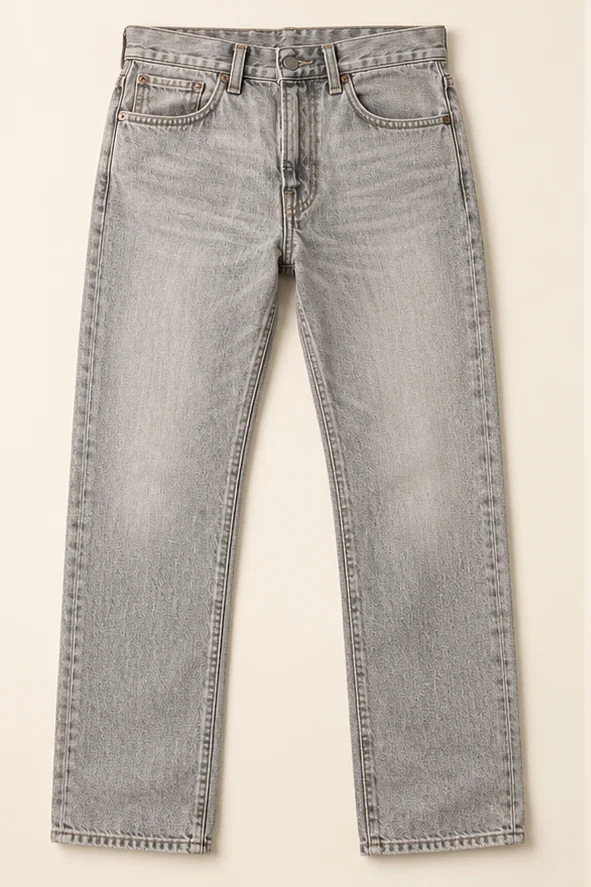 Silverline Straight in Light gray, front view