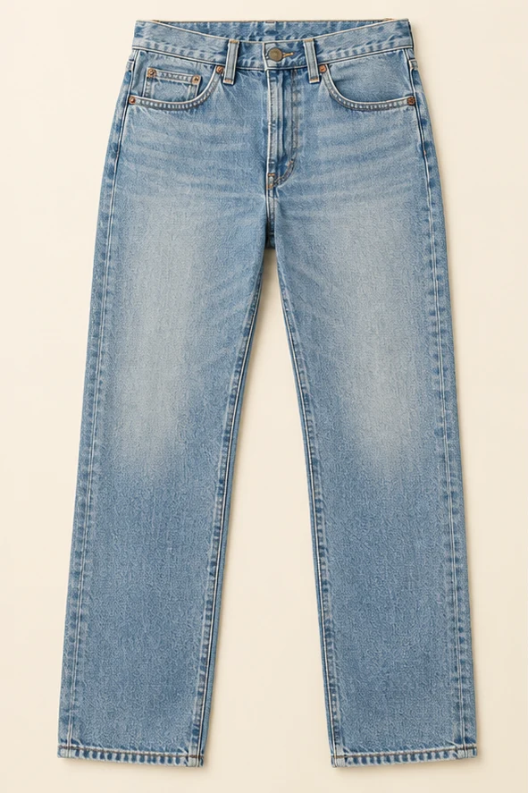Sunday Straight — Light blue, front view